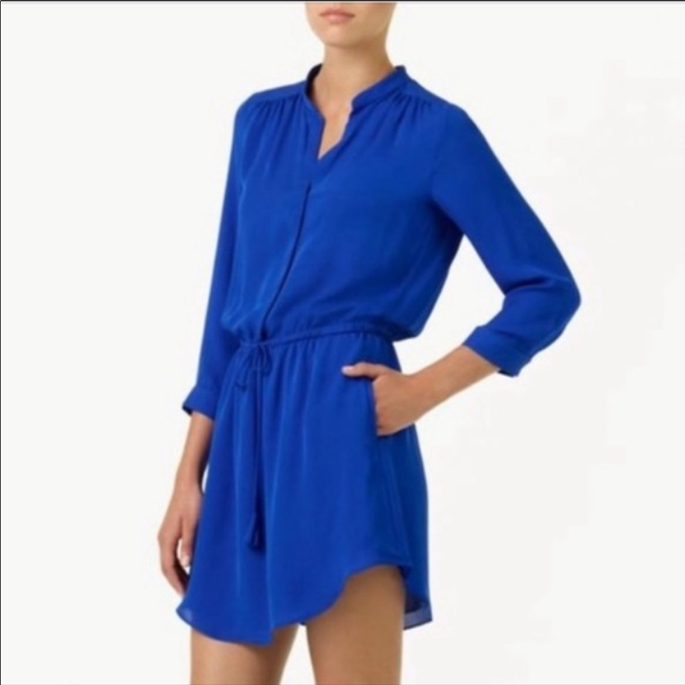 T. Babaton x Aritzia Bennet silk pocketed dress XS